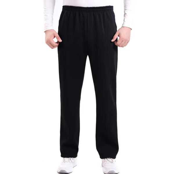 Pants Men Solid Color Pocket Loose Harem Pants Running Yoga Sports Sweatpants Trousers Sweatpants Elastic Loose Trousers 30-42 - Image 5