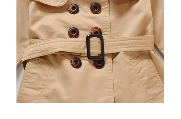 Clearance Baby Kids Trench Fall Thin Style Toddler Girl Jacket Windbreaker Baby Boys Clothes Children Trench Coat Outerwear - Image 5