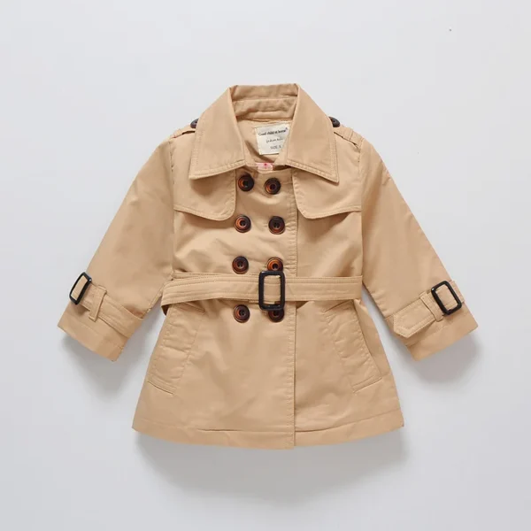 Clearance Baby Kids Trench Fall Thin Style Toddler Girl Jacket Windbreaker Baby Boys Clothes Children Trench Coat Outerwear