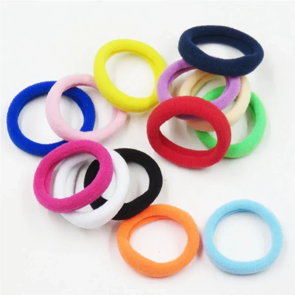 10PCS/LOT Colorfull Hair Ring Novelty Elastic Hair Bands For Girls Bohemian Scrunchy Fashion Kids Hair Accessories For Women