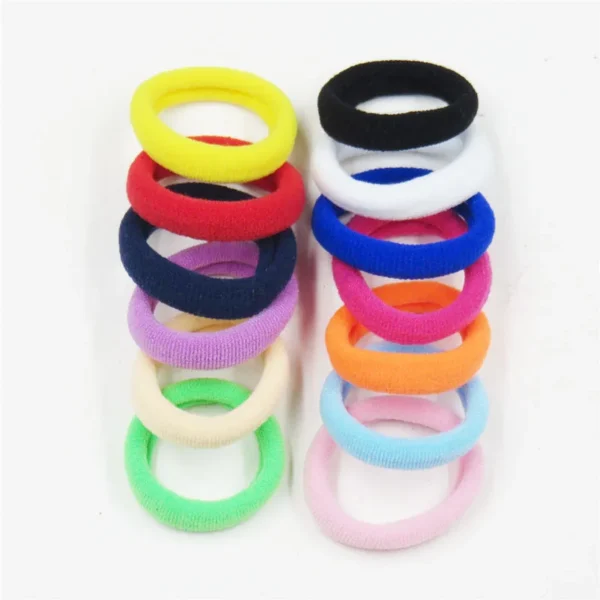 10PCS/LOT Colorfull Hair Ring Novelty Elastic Hair Bands For Girls Bohemian Scrunchy Fashion Kids Hair Accessories For Women - Image 2