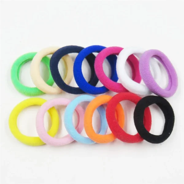 10PCS/LOT Colorfull Hair Ring Novelty Elastic Hair Bands For Girls Bohemian Scrunchy Fashion Kids Hair Accessories For Women - Image 4