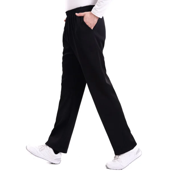Pants Men Solid Color Pocket Loose Harem Pants Running Yoga Sports Sweatpants Trousers Sweatpants Elastic Loose Trousers 30-42 - Image 3