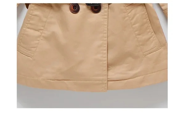 Clearance Baby Kids Trench Fall Thin Style Toddler Girl Jacket Windbreaker Baby Boys Clothes Children Trench Coat Outerwear - Image 6