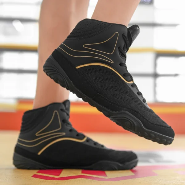 Big Size 39-48 Wrestling Shoes for Men Professional Non Slip Boxing Sneakers Breathable Wrestling Training Shoes Combat Sneakers - Image 5