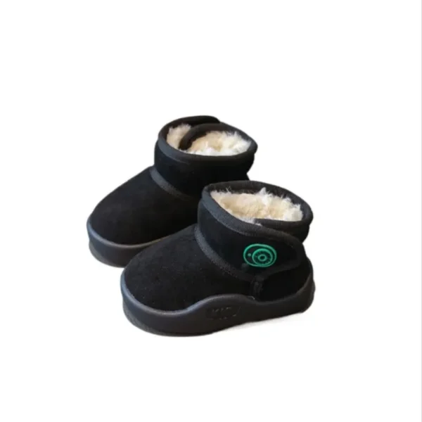 Baby Girls Boys Winter Ankle Boots Non-slip Newborn Snow Shoes Soft Bottom Fleece Warm Flats Casual Toddler Infant Walking Shoes