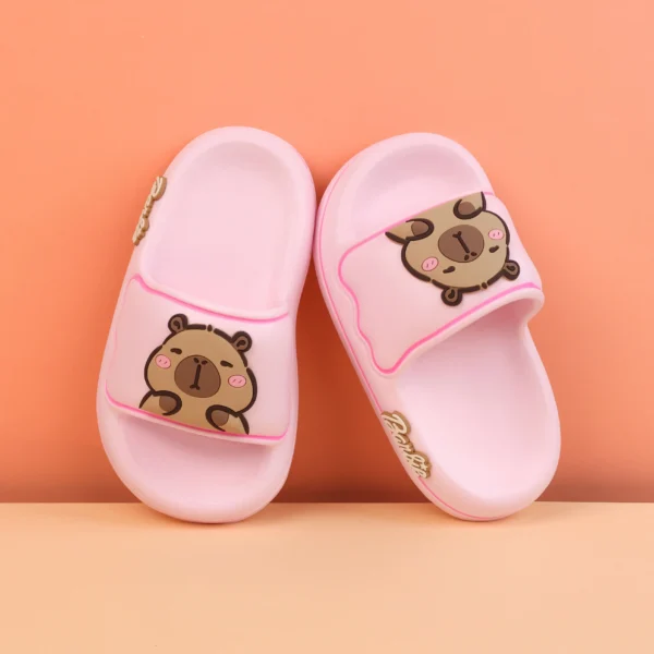 Cute Girls Slides 2025 New Summer Kids Shoes Slippers Comfortable Indoor House Shoes Flats Baby Boy Girls Flip Flops Shoes - Image 3