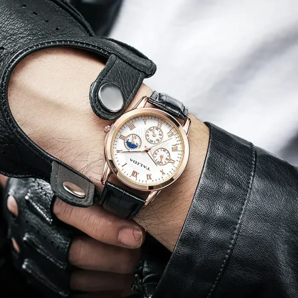Relogio Feminino Men Business Watch Stylish Casual Leather Strap Watches Classical Style Quartz Clock men watch watches for men - Image 5