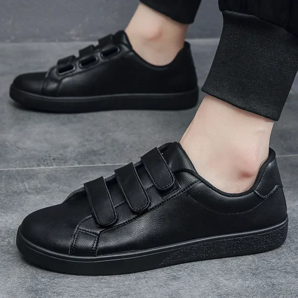 New autumn white shoes Fashion non slip board shoes Outdoor skateboarding loafers comfortable Shoe Flat Male Sneakers - Image 3