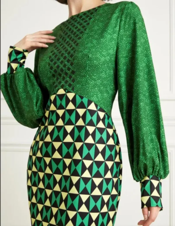 African Dresses for Women 2023 Autumn Dashiki Bodycon African Clothes Maxi Dress Fashion Elegant Ladies African Clothing S-2XL - Image 3