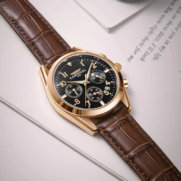 Carnival Brand Fashion Chronograph Quartz Watch Luxury Sports Military Wristwatch - Image 4