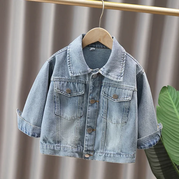 2-10 Years Girls Denim Jacket - Image 2