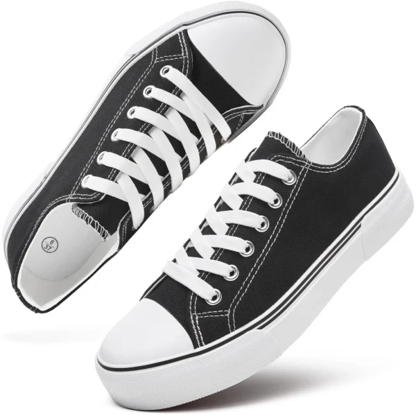 Sneakers for Women Low Top Canvas Shoes Men Fashion Durable Breathable Sneakers Slip on Casual Flats Zapatillas De Deporte