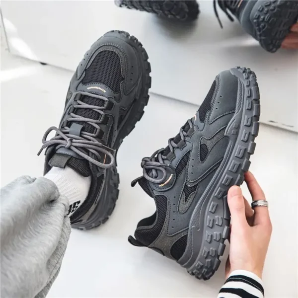 Men Casual Sneakers Spring New Mesh Breathable Running Shoes Lightweigh Trend Street Non Slip Walking Shoes Tenis Masculino Plus - Image 4