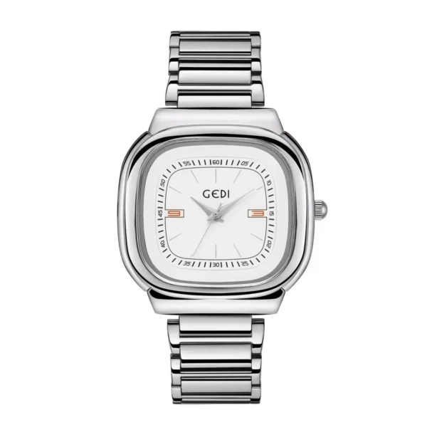 Retro Design Gold Square Watch Women Luxury Steel Strap Waterproof Japanese Movement Quartz Watch Personalized Jewelry - Image 3