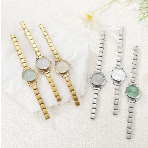 New Y2K Stainless Steel Square Shiny Watch Bracelet For Party Women Friend Wife Birthday DIY Jewelry Gifts Dropshipping - Image 5