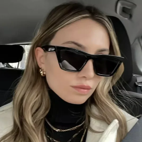 Vintage Cat Eye Sunglasses Women Square INS Small Frame Sun Glasses Female Brand Designer Retro Shades Fashion Oculos De Sol - Image 2