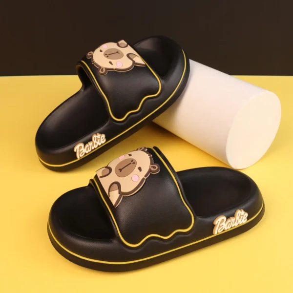 Cute Girls Slides 2025 New Summer Kids Shoes Slippers Comfortable Indoor House Shoes Flats Baby Boy Girls Flip Flops Shoes