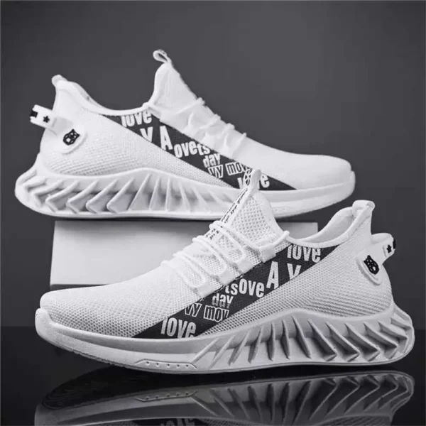 White Sneakers Shoes For Men - Image 2