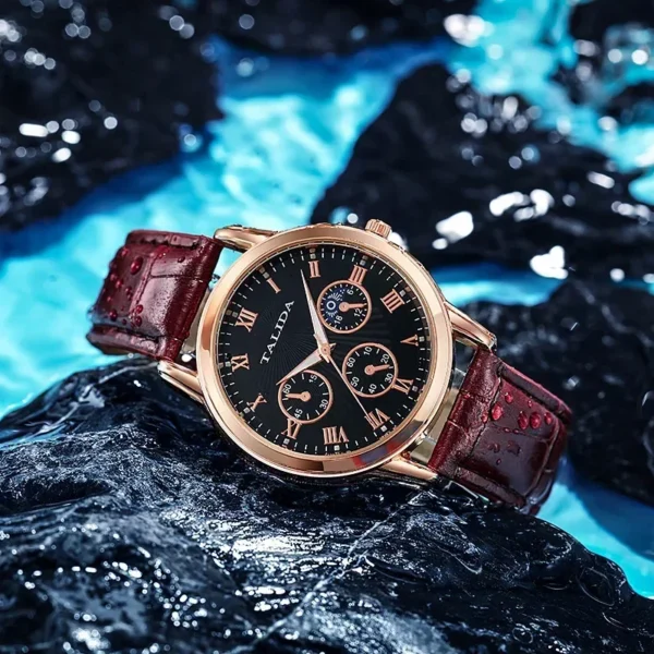 Relogio Feminino Men Business Watch Stylish Casual Leather Strap Watches Classical Style Quartz Clock men watch watches for men - Image 6