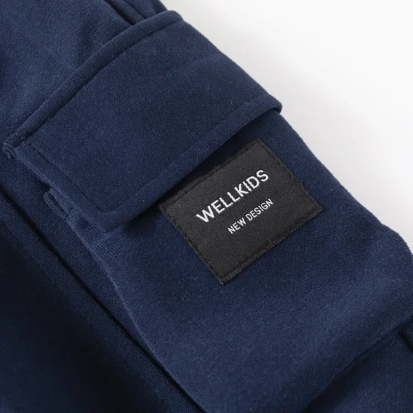 New 2024 Kids Casual Sweat Pants Baby Boys Fashion Solid Loose Pockets Jogger Sports Trousers Children Spring Autumn Clothing - Image 4