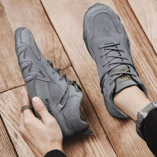 Outdoor Fashion Men's Shoes Loafers Comfort Walking Vulcanzed Sneakers Men Original Men's Ankle Boot Non Slip Work Shoes for Men - Image 4