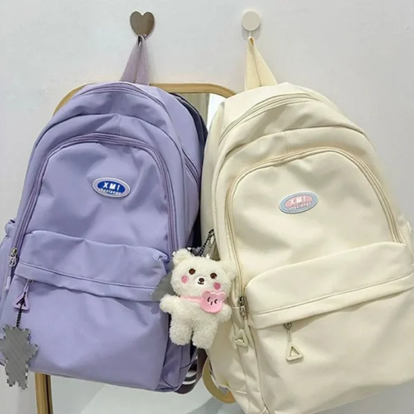 High-quality Nylon Backpack Travel Daily Shoulder Bag Portable Large Capacity Bookbags - Image 2