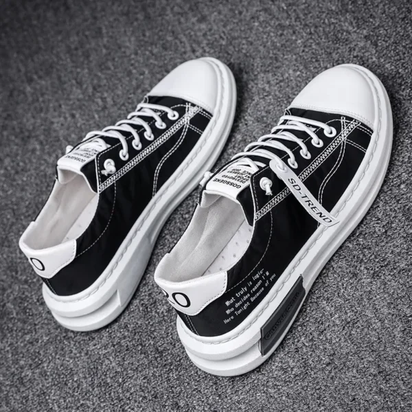Ice Silk Men's Sneakers Summer Ice Silk Canvas Shoe for Men Brand Versatile Slip-on Casual Vulcanized Footwear Tenis Hombres - Image 2