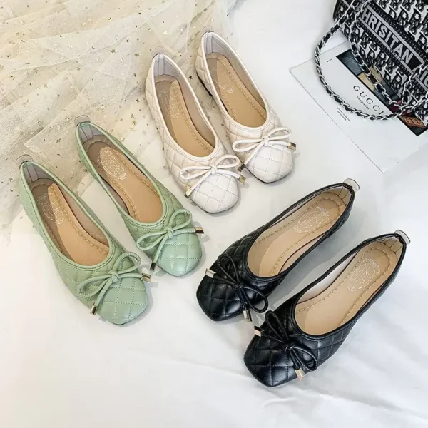 Casual Flats Shoes Women Fashion Pointed Toe Female Spring Autumn Single Shallow Mouth Loafers Shoes Mocasines De Mujer Zapatos - Image 4