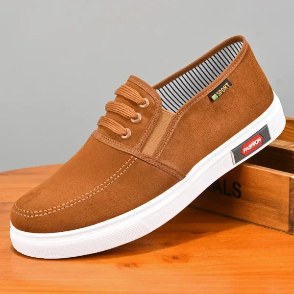 Brand New Men's Canvas Shoes Fashion Slip-on Youth Walking Shoes Outdoor Mens Breathable Flat Casual Sneakers Tenis Masculino - Image 2