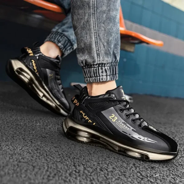 high sole platforms sneakers male running running man basketball sport man men's sports shoes sport krasovka adult lofers 0201 - Image 3