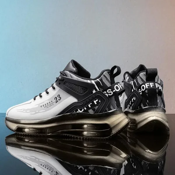 high sole platforms sneakers male running running man basketball sport man men's sports shoes sport krasovka adult lofers 0201 - Image 2