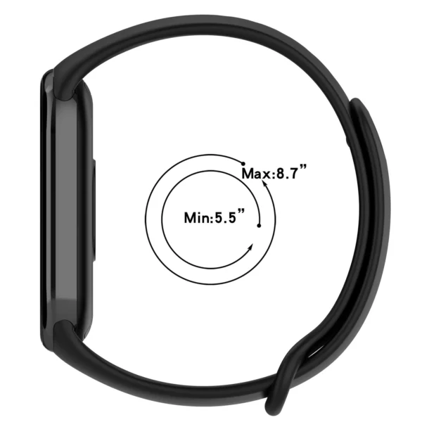 Silicone Bracelet for mi band 9 8 Strap NFC Accessorie Sport band Rubber SmartWatch Wristband belt correa xiaomi band 8 9 strap - Image 6