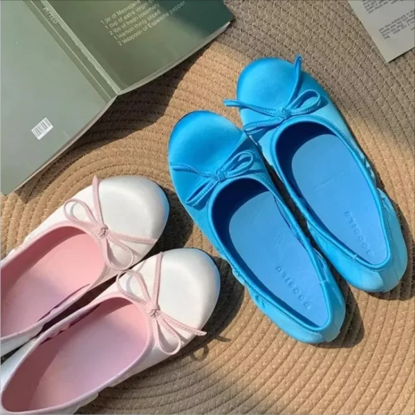 Women Shoes Flats Portable Fold Up Ballerina Flat Shoes Roll Up Foldable Ballet ter Party Shoes For Bridal Wedding Party Favor