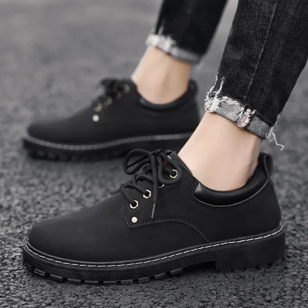 Autumn Men's Casual Shoes Leather Men Business Men Oxford Shoes Platform Waterproof Male Dress Shoes Moccasins Loafers