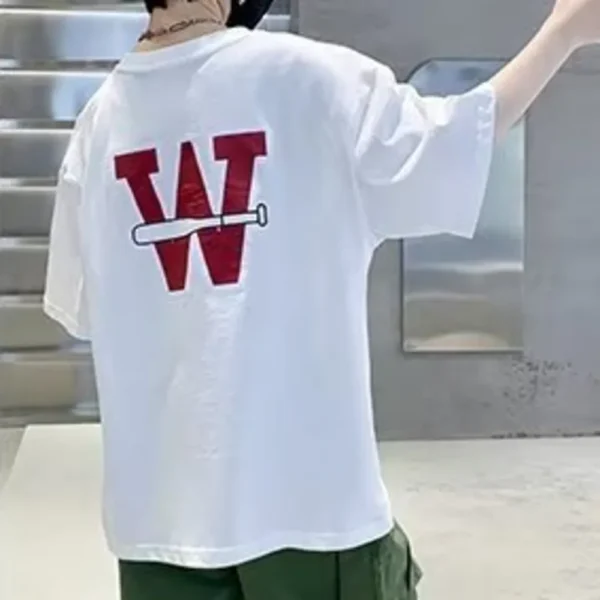 Teenage T-shirts For Children Baby Summer Clothes Korea Short T-shirt Children's Clothing From 11 To 12 Years High Teen Fashion - Image 5