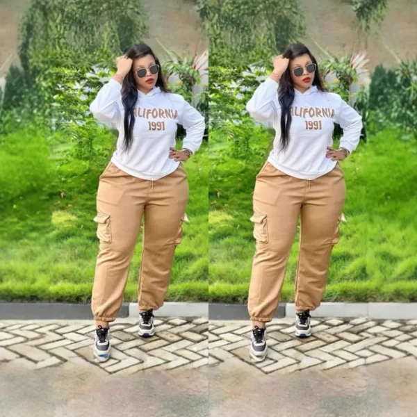 2 Piece Set Africa Clothes 2025 African Dashiki New Dashiki Fashion Suit Top And Trousers Super Elastic Party Big Size For Lady - Image 5
