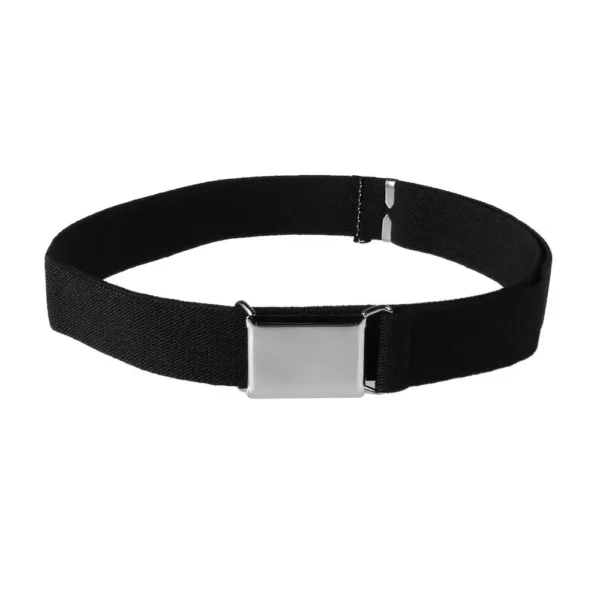 Children's High Elastic Pants Strap Boys Girls Kids Canvas Belt Alloy Buckle Adjustable Waistband - Image 6
