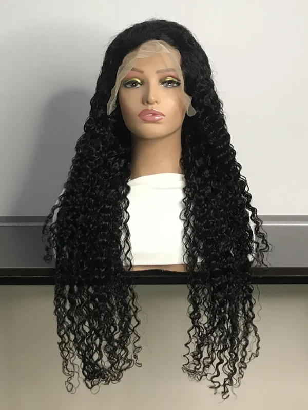 Wulala 13x4 Curly Human Hair Wigs Wet And Wavy 13x6 Hd Lace Frontal Wig Brazilian Pre Plucked Lace 360 Lace Front Wigs For Women - Image 2