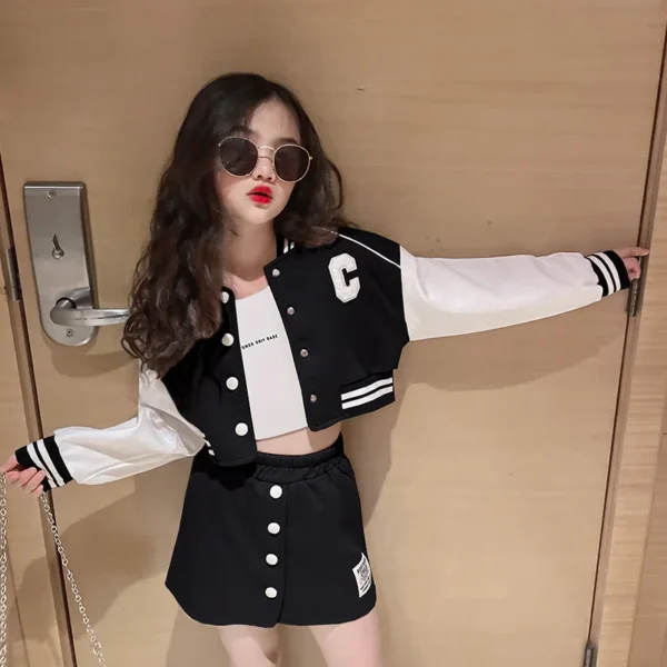 Teen Girls Baseball Jackets - Image 3