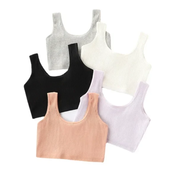 Girls Bra Crop Tops for Teens Underwear Breathable Kids Sports Training Bras Children Soft Cotton Teenager Clothing Girls - Image 6