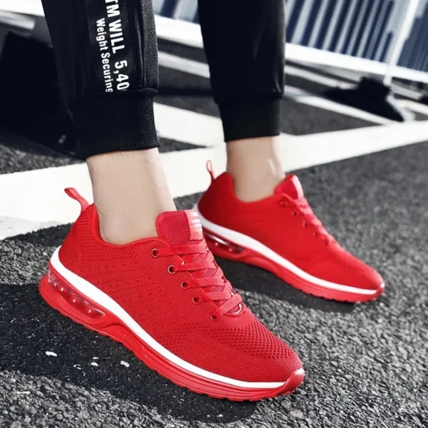 Red Air Running Sneakers for Men Women Breathable Ultra Light Large Size 47 Sports Shoes Men Outdoor Trail Running Athletic Shoe - Image 5