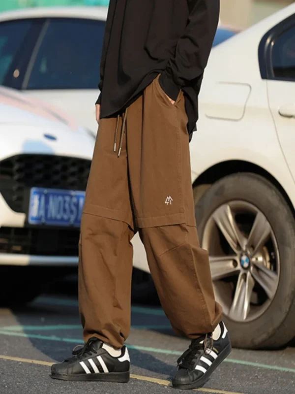Cargo Pants Men Teens Couples High Street BF Casual Loose All-match Full-length Streetwear Youthful Vitality Joggers Pantalones - Image 2