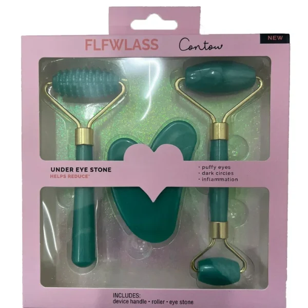 Resin Roller Massager for Face Body Gua Sha Not Jade Stone Facial Massager Beauty Health Skin Care Tool 3pcs Set - Image 4