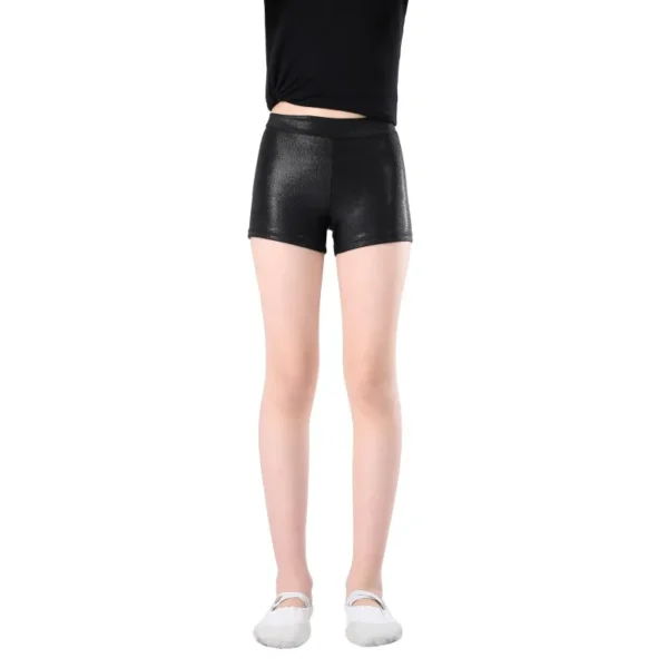 Girls Dance Shorts Pants Stamped High Stretch Dancing Shorts Solid Training Shorts Fitness Casual Trousers Kids Clothes 3-13Y