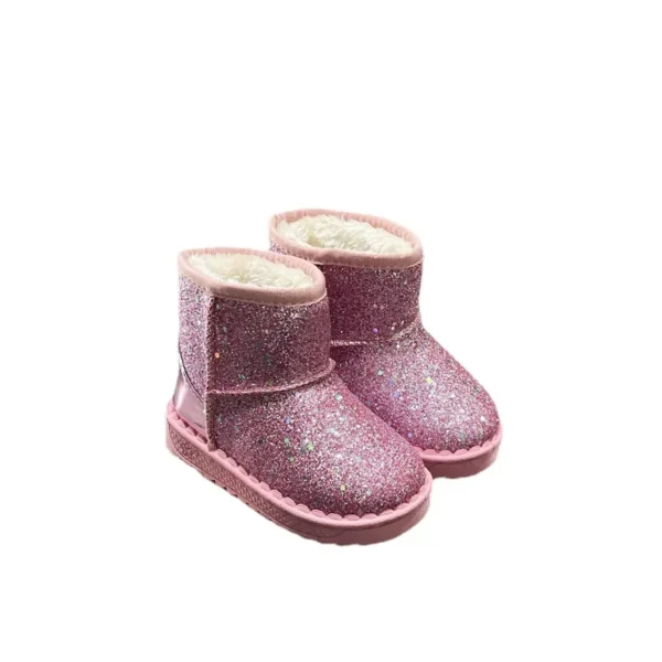 Botas Kid Shoes Kid Snow Boots New Platform Princess Cotton Shoes with Plush Boy Ankle Boots Warm Girl Short Boots Kid Boots - Image 6