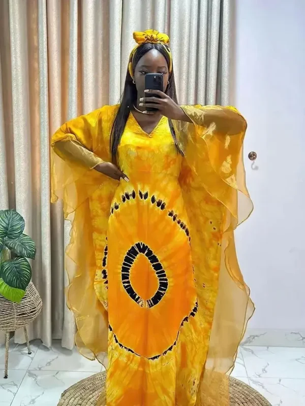 African Dresses for Women Traditional Africa Clothing Dashiki Ankara Outfits Gown Abayas Robe Muslim Kaftan Maxi Long Dress 2025 - Image 3