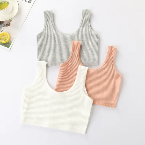 Girls Bra Crop Tops for Teens Underwear Breathable Kids Sports Training Bras Children Soft Cotton Teenager Clothing Girls - Image 4