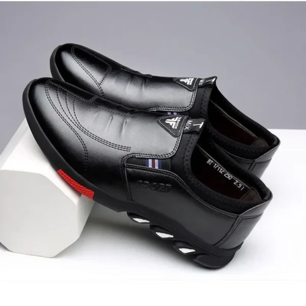 PU Leather Mens Casual Shoes Male Loafers 2025 Non-slip Flats for Kitchen Comfortable Soft Breathable Men Shoes Chaussure Hommes - Image 4