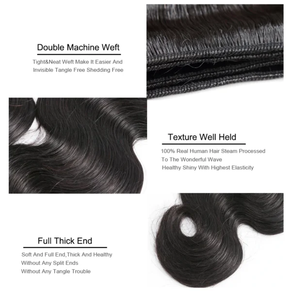 Orientfashion body wave human hair wigs Human Hair Bundles Vietnamese Body Wave Hair Extensions 100% Unprocessed Virgin Hair Bod - Image 2